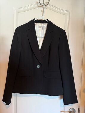Kasper Black Women's Single-Button Blazer